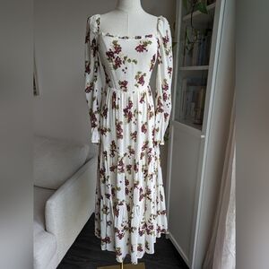 Reformation Kellie Vineyard Grapes Dress